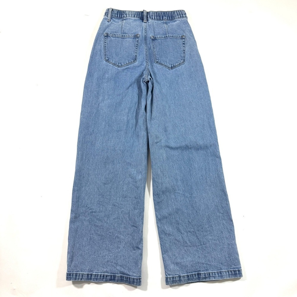 Vervet Olivia Baggy Wide Leg Pleated Jeans - Picture 5 of 12